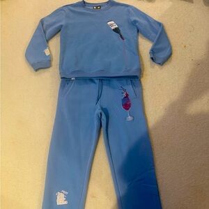 Miss Eatwell Wine Crewneck Winesuit Sweatsuit small VEUC